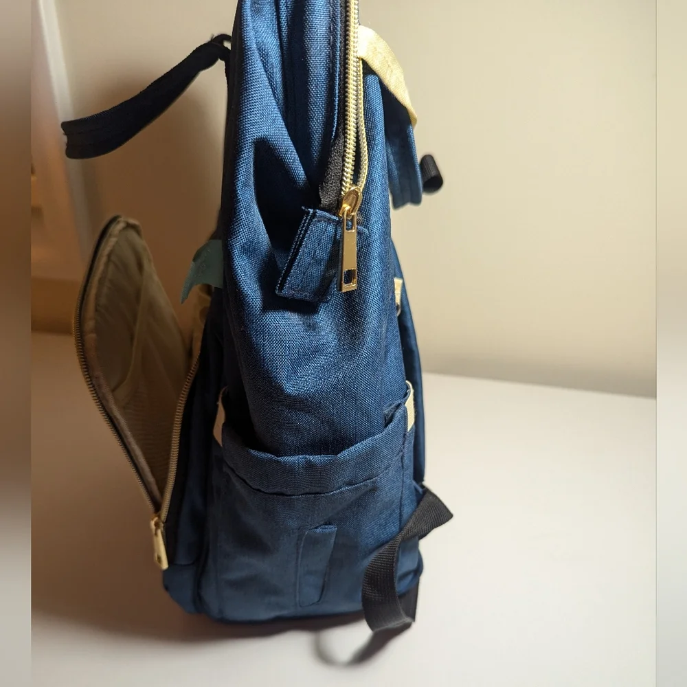 AFBP Blue Diaper Bag Backpack